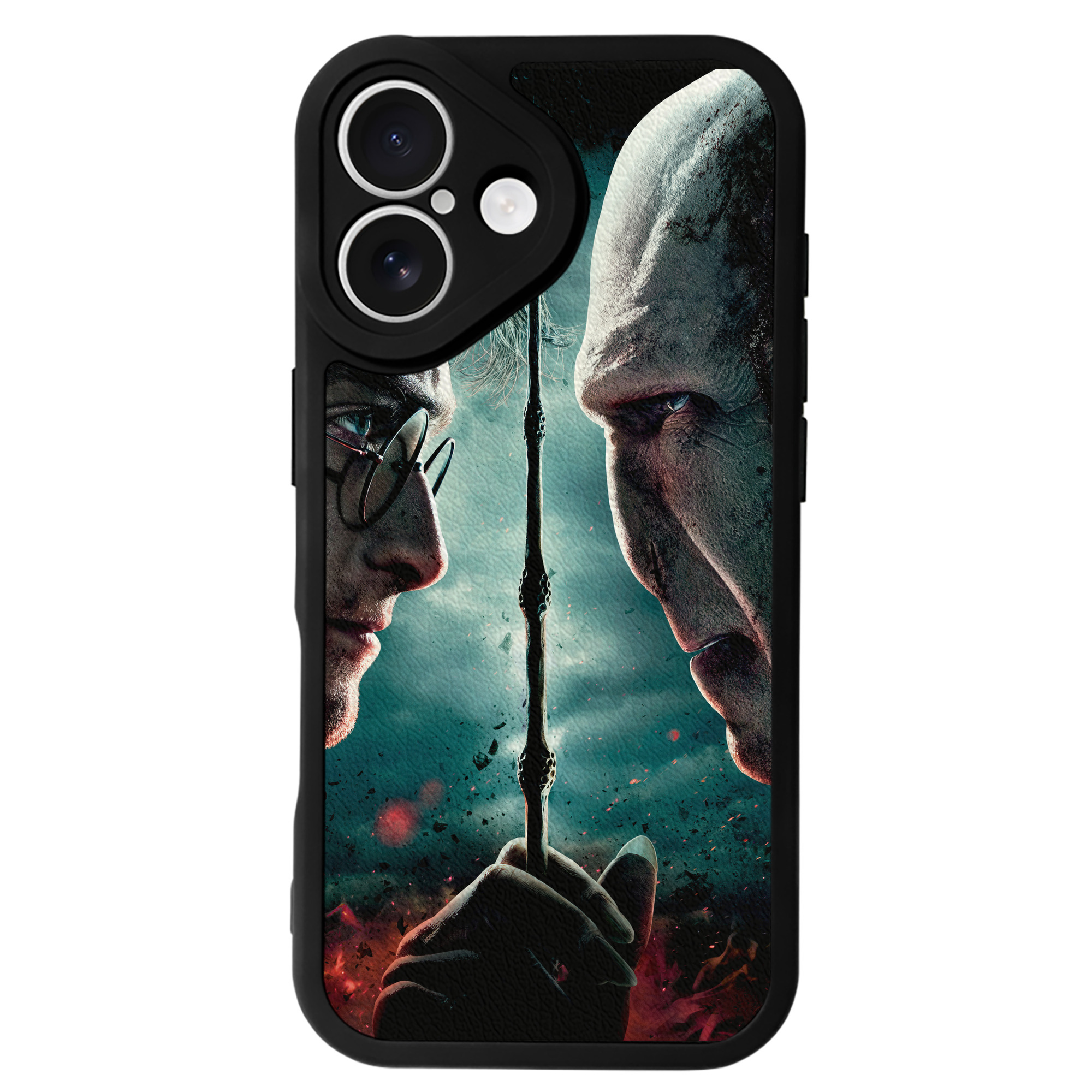 （画像用） Harry Potter ハリー・ポッターシリーズ 【iPhone 16シリーズ対応】シリコンスマホケース（レザー調） 材質：シリコン